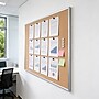 Staples Cork Bulletin Board, Aluminum Frame, 6'W x 4'H (28317-CC)~#|#~820CE018-7C36-4F36-B30D898D934CE500_sc7