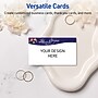Avery Silver-Snowflakes Matte Blank Card, White, 80/Pack (S00-FJV)~#|#~82100D34-A8F6-439C-A53D948C87442228_sc7
