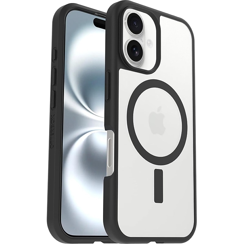 OtterBox Profile MagSafe Phone Case for Apple iPhone 16, Black (77-99680) image 1