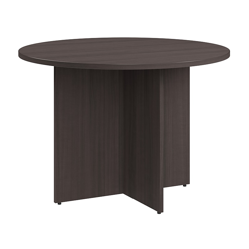 Bush Business Furniture 42" Round Conference Table, Storm Gray (99TB42RSG) image 1
