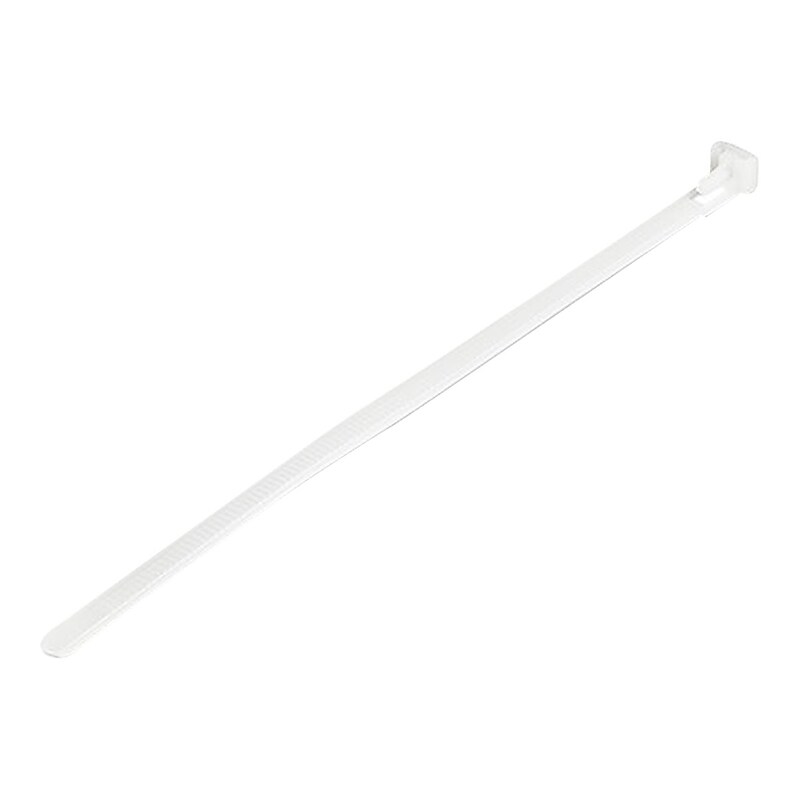 4XEM Cable Ties, 5" x 0.3", White, 100/Pack (4X5ZIPTIE100WR) image 1