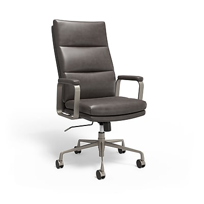 Staples Shelton Ergonomic Leather Swivel Manager Chair - Thumbnail 3