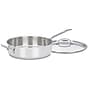 Cuisinart Chef's Classic Stainless Steel 5.5 Qt. Saute Pan with Lid, Silver (73330HP1)~#|#~8218E765-FD15-4613-8562FF0C75B49C90_sc7