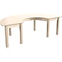 Flash Furniture Bright Beginnings Hercules 59" Semi-Circle Table, Beech (MK-ME088014-GG)~#|#~82203EF6-D28D-4FF6-94BC1BBD42B63483_sc7