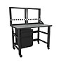 Safco TechWorks 48"W x 30"D Heavy-Duty Workstation (TWTYP19TBLKSTGMBK)~#|#~822076BD-5459-42B4-B92A9961BCC07B77_sc7
