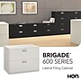 HON Brigade 600 Series 2-Drawer Lateral File Cabinet, Locking, Letter/Legal, Gray, 36"W (HON682LQ)~#|#~8224AE90-1CD0-4E76-B29700FA5E2CF04A_sc7