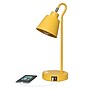 Simple Designs Sleek Essentials LED Desk Lamp, 16", with USB Ports, Yellow (LD1073-YLW)~#|#~82268D13-3043-46C8-BFB8A7E7F46A2F02_sc7