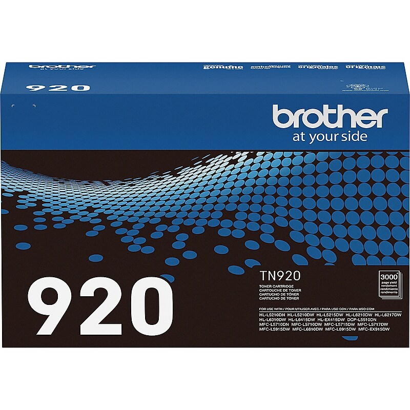 Brother TN920 Black Standard Yield Toner Cartridge image 1