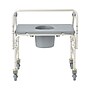Medline Bariatric Commode, Fixed Arms, Back Bar, Aluminum Frame, 1000 lb. Capacity (G1-507BWX1)~#|#~822DB81B-E93F-4EC5-81EA38E27F40EE43_sc7