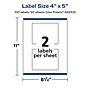 Avery Laser/Inkjet Multipurpose Labels, 5" x ", Glossy White, 100/Box (94253)~#|#~8230A8A1-2E4F-4B8C-A74FA2545994AC6A_sc7