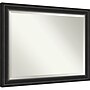 Amanti Art Ridge Black Frame Wall Mirror, 35.5" x 45.5" (A42674593703)~#|#~823819CF-F5FA-478A-B0DDF78D826CE69C_sc7