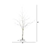 Nearly Natural 4-ft Pre-Lit Artificial White Birch Tree with 51 White LED Lights (T4930)~#|#~823EE100-4837-459E-A7EE6D77E7B4DD9F_sc7