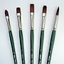 Silver Brush Ruby Satin Size 6 Variety Brush Set, 5/Pack (SLVRS2596)~#|#~823EEC2B-A48B-45C5-A791D9F57DDC9EC5_sc7