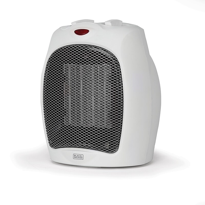 Black & Decker 1500-Watt Portable Ceramic Electric Heater, White (BHDC500W46) image 1