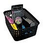 Advantus Small Weave Plastic Bin, Black, Each (36000)~#|#~823FE1B2-9722-4F54-9E7EF502BC5D6961_sc7