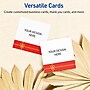 Avery Gold-Red Gift Matte Blank Card, White, 120/Pack (S00-FG6)~#|#~824335EE-EBB7-4F59-8C64F9D40A3CB9F4_sc7