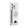 PopSockets PopWallet+ Universal Cell Phone Wallet and Grip, White Clear (806926)~#|#~8243DC6A-D6C5-44BD-B18B323D604F037C_sc7