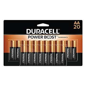 Duracell Coppertop AA Alkaline Battery, 20/Pack (MN1500B20Z)