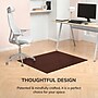 Anji Mountain Plush Bamboo Carpet & Hard Floor Chair Mat, 42" x 48", Dark Cherry (AMB0500-1011)~#|#~824687D2-7D18-4EA6-869E037EFAAC0051_sc7