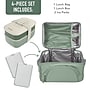 Bentgo Deluxe Lunch Set, Khaki Green (BGBDL1-KG)~#|#~8246AD4D-BE93-4CD0-8676C72DD1F71D49_sc7