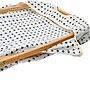 Household Essentials Bamboo X‑Frame Hamper with Cross Pattern, Black/White (HH2314-1)~#|#~8246CD17-2621-405E-86F97AFCD689BDE8_sc7