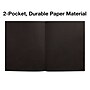 Staples 10% Recycled Smooth 2-Pocket Paper Presentation Folder, Black, 10/Pack (ST13376)~#|#~824ADD72-4684-4300-AD82D16962C97390_sc7