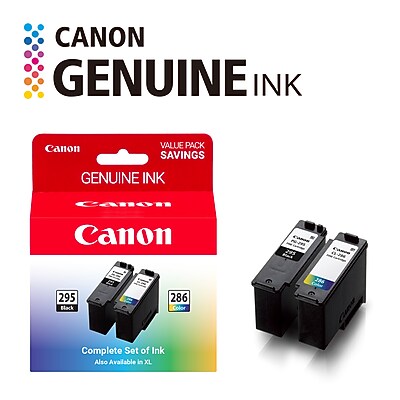 Canon PG-295/CL-286 Black/Tri-Color Standard Yield Ink Cartridge, 2/Pack (7165C004) Sansujyuku sansujyuku.com