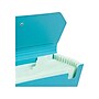 U Brands U-Eco Poly Expandable Folder, 13-Pocket, Letter Size, Ocean Blue (6594U01-12)~#|#~824E1ADF-794B-48E4-875C37BD54D303CE_sc7