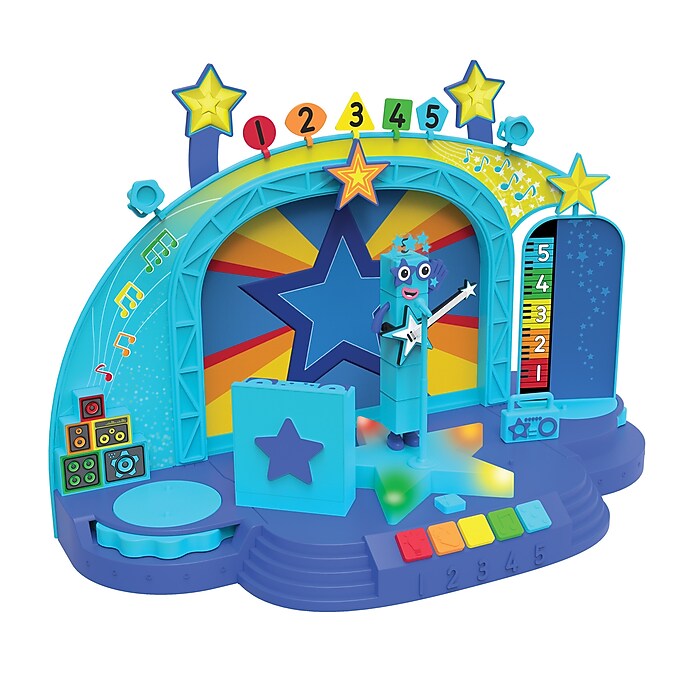 ぷっくりちびハート合皮　ファンキーブルちゃんNo.292 hand2mind Numberblocks Five's Musical Superstar Stage | Staples