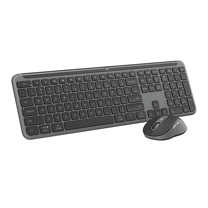 Logitech MK955 Wireless Keyboard and Optical Mouse Combo, Black
