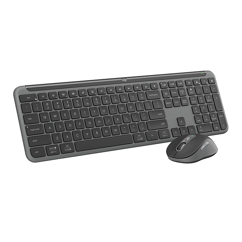 Logitech MK955 Wireless Keyboard and Optical Mouse Combo, Black (920-012425) image 1