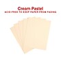Staples Pastel 30% Recycled Color Copy Paper, 20 lbs., 8.5" x 11", Cream, 500/Ream (14789)~#|#~825D09A1-6EDE-43BB-9C9F6DAE25448273_sc7