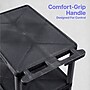 Luxor ENDURA 3-Shelf Utility Cart, Black (HE34-B)~#|#~825EB183-7205-4224-BB3C64D70CA790CD_sc7