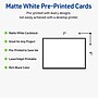 Avery Double Black Border Matte Blank Card, White, 20/Pack (S00-DMA)~#|#~826FE6C6-853A-4CAA-B8BE374968290529_sc7