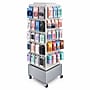 Azar 40" x 14" Pegboard Tower Floor Display on Metal Wheeled Base, White (701415-WHT)~#|#~8274D32E-AA23-4186-8F1CFD26AEAFDF12_sc7