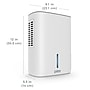 Pure Enrichment PureDry Deluxe Portable Dehumidifier, 2-Speed, White (PEDEHLRG)~#|#~82789135-AA96-4399-8DEF0CD3C9793054_sc7