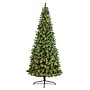 Nearly Natural 10-ft Wisconsin Slim Snow Tip Pine Artificial Christmas Tree with 1050 Clear LED Lights (T3051)~#|#~8278AD2C-72A8-49BB-B98536CF3852055B_sc7