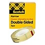 Scotch Permanent Double Sided Tape Refill, 1/2" x 25 yds., 1" Core, Clear (665)~#|#~827C1C9D-0065-4954-8099995DA0F544A6_sc7