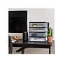 Iris 4-Drawer Desktop Unit, Black/Translucent White, 2/Pack (587019)~#|#~8281586F-8EE4-41AD-BE6249A38481A81F_sc7