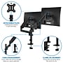 Mount-It! Dual Monitor Arm Desk Mount for 17" to 32" Monitors, Black (MI-4762)~#|#~82858CE3-01AE-415C-87A548D873B9D978_sc7