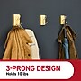 Command Extra Large Decorative Hook, Satin Brass, 2/Pack (17038BR-2ES)~#|#~8286450D-A30E-4755-97A3100BD67D34F6_sc7