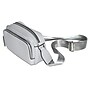 Nicci Cross-Body Bag with Front Zipper Pocket, Light Grey (NH07-LGRY)~#|#~82871D6E-26B8-4E5C-B9611C2C16D311E2_sc7