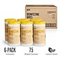 Perk™ Disinfecting Wipes, Lemon, 75 Wipes/Pack, 6/Carton (PK56665CT)~#|#~82875C84-78FF-4694-8602A72EF52C6AB6_sc7