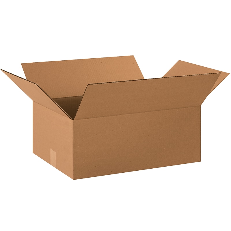 20" x 14" x 8" Shipping Boxes, 32 ECT, 25/Bundle (20148) image 1