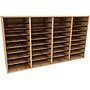 AdirOffice 36-Compartment Literature Organizer, 11.8" x 39.3", Medium Oak (500-36-MEO)~#|#~828A2F09-B953-4A36-8D82DD528AB4825D_sc7