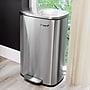 Elama Stainless Steel Indoor Step Trash Can, 13 Gallon, Silver (938121452M)~#|#~828AE6C8-CEC5-484D-948C4E60848756D1_sc7