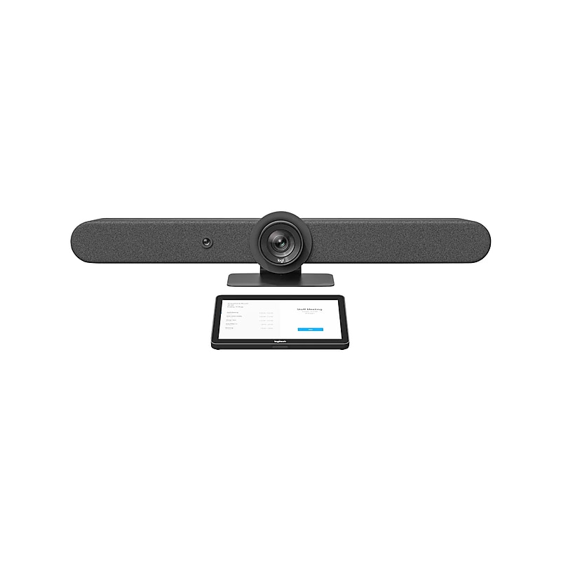 Logitech Rally Bar Room Kit HD 4K Video Conferencing System Kit, Wall Mount, Graphite (TAPRBGMSTTAA-NR) image 1