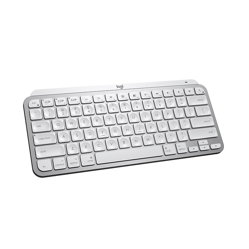 Logitech MX Keys Mini for Mac Wireless Ergonomic Keyboard, Pale Gray (920-010389) image 1