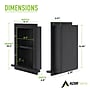 AdirHome Wood Bathroom Recessed Wall Shelf, 18" x 14.37" x 4.8", Black, 2/Pack (515-01-BLK-2PK)~#|#~8297401F-2E1F-4185-977A33EC3475FD33_sc7