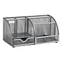 Mind Reader 7-Compartment Metal Desk Organizer File and Accessory Storage, Silver (JOEORG-SIL)~#|#~829D8BC4-DC53-4179-BA5438890711EE71_sc7